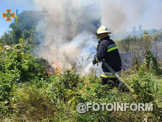 Інформація про пожежі, що стались на Кіровоградщині протягом доби 31 липня – 1 серпня